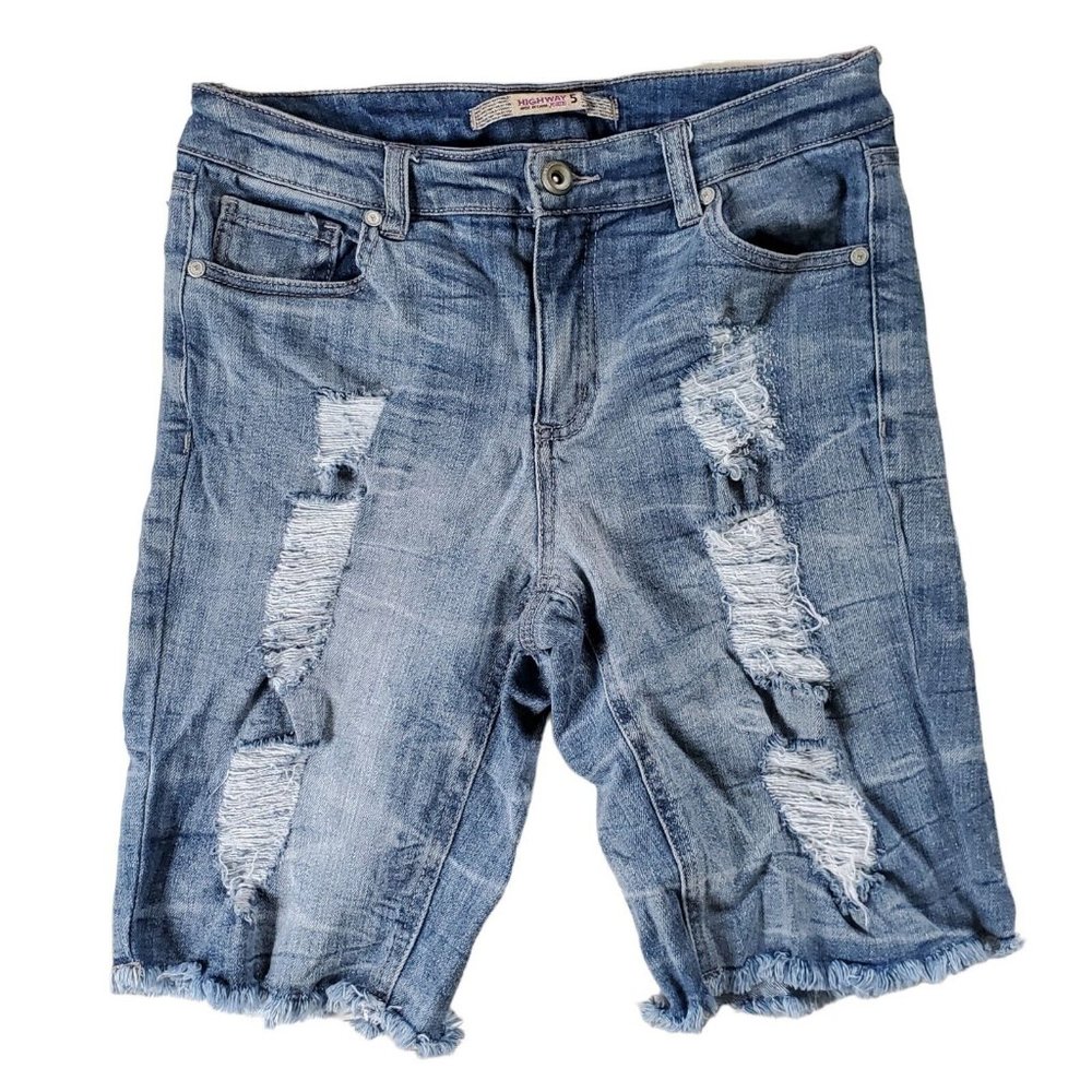 Highway Jeans Distressed Jean Shorts, Juniors Size 5